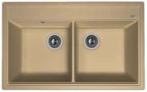 Мойка кухонная керамогранитная Florentina ЛИПСИ 820 20.370.E0820.306 82*51 см. капучино