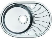 Мойка кухонная из нержавеющей стали IDDIS SUNO SUN65SLi77 65*46 см.  Мойка кухонная из нержавеющей стали IDDIS SUNO SUN65SLi77 65*46 см.