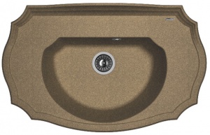Мойка кухонная керамогранитная Florentina ЭМИЛИЯ 20.340.D0900.105 90*55 см. коричневый