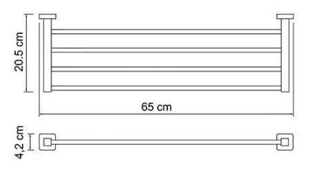 Полотенцедержатель WasserKRAFT LIPPE K-6511  