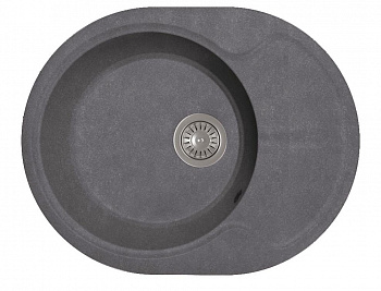 Мойка кухонная из литьевого мрамора Dr. Gans БЕРТА 620 25.040.B0620.411  62*49 см. графит