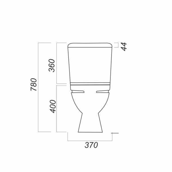 Унитаз-компакт Sanita СТАНДАРТ SDTSACC01090112  