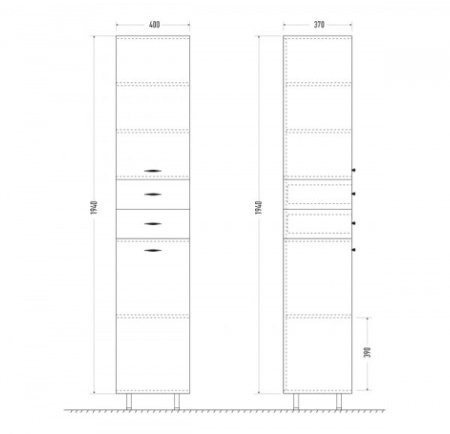 Пенал Mirsant ГЛОРИЯ  40 см. 