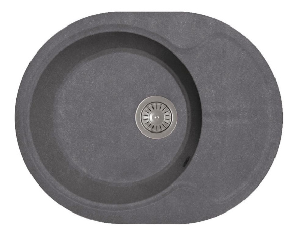 Мойка кухонная из литьевого мрамора Dr. Gans БЕРТА 620 25.040.B0620.411  62*49 см. графит Мойка кухонная из литьевого мрамора Dr. Gans БЕРТА 620 25.040.B0620.411  62*49 см. графит
