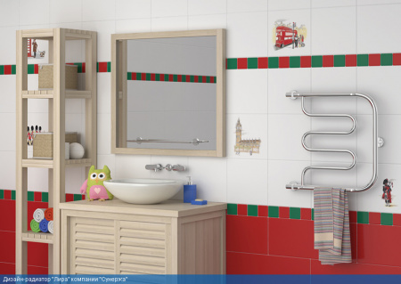 Полотенцесушитель водяной Сунержа ЛИРА 00-0011-6060 600х600 