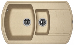 Мойка кухонная керамогранитная Florentina НИРЕ 760 20.205.D0860.104 86*51 см. бежевый