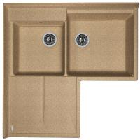 Мойка кухонная керамогранитная Florentina АДРИЯ 20.380.L0960.105 96*96 см. коричневый