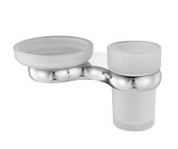 Стакан и мыльница навесной WasserKRAFT BERKEL K-6826   Стакан и мыльница навесной WasserKRAFT BERKEL K-6826