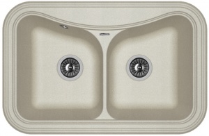 Мойка кухонная керамогранитная Florentina КРИТ 780A 20.175.E0780.304 78*51 см. грей