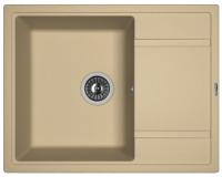 Мойка кухонная керамогранитная Florentina ЛИПСИ 650 20.125.C0600.306 65*51 см. капучино