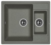 Мойка кухонная керамогранитная Florentina ЛИПСИ 580K 20.210.D0580.102 58*51 см. черный