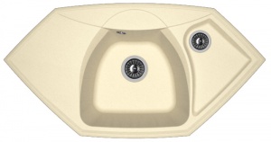 Мойка кухонная керамогранитная Florentina САРДИНИЯ 20.150.D0980.202 97,5*51 см. шампань