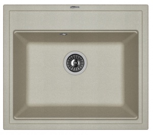 Мойка кухонная керамогранитная Florentina ЛИПСИ 600 20.120.D0600.305 60*51 см. грей