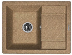 Мойка кухонная керамогранитная Florentina ЛИПСИ 660 20.155.C0660.105 66*51 см. коричневый
