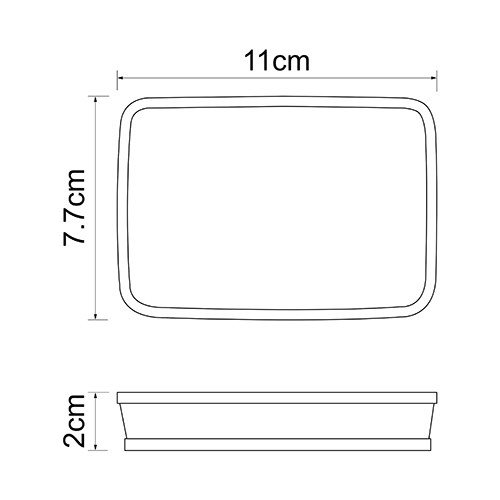Мыльница настольная WasserKRAFT ROSSEL K-5729  