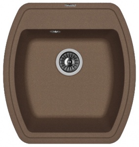 Мойка кухонная керамогранитная Florentina НИРЕ 480 20.190.B0480.303 48*51 см. мокко