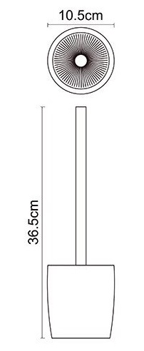 Ёрш напольный WasserKRAFT DINKEL K-4627  