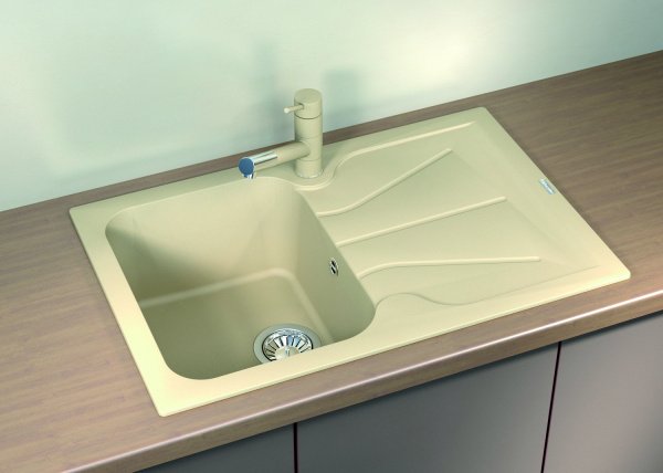 Мойка кухонная керамогранитная Florentina ГАТТИНАРА 780 20.255.B0780.102 78*51 см. черный