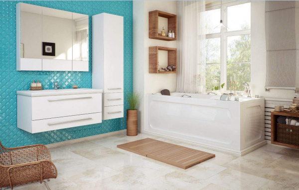 Ванна акриловая 1Marka AELITA 01ае1575 150x75 см. 