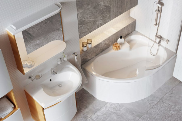 Ванна акриловая Ravak ROSA I CJ01000000 160x105 см. правая 