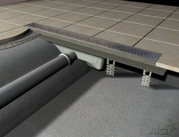 Душевой канал Alcaplast  APZ8-650M с решеткой  Душевой канал Alcaplast  APZ8-650M с решеткой