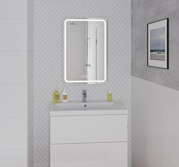 Зеркало Cersanit LED KN-LU-LED050*55-p-Os   Зеркало Cersanit LED KN-LU-LED050*55-p-Os