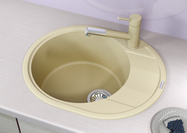 Мойка кухонная керамогранитная Florentina РОДОС 580 20.240.B0580.305 58*47 см. грей