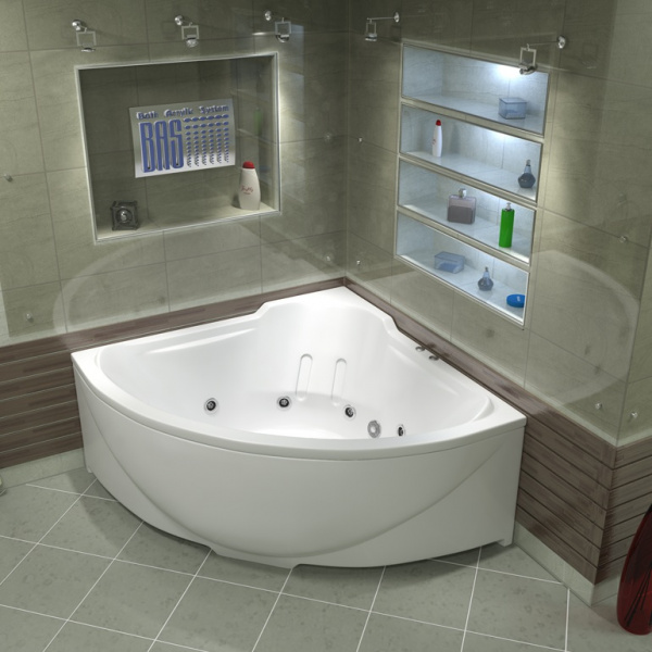 Ванна акриловая BAS ИРИС В 00014 150x150 см. 