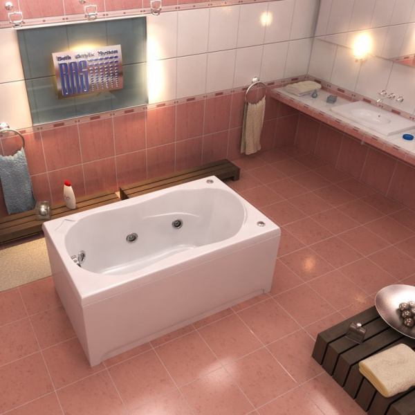 Ванна акриловая BAS КЭМЕРОН ВС 00005 120x70 см. 