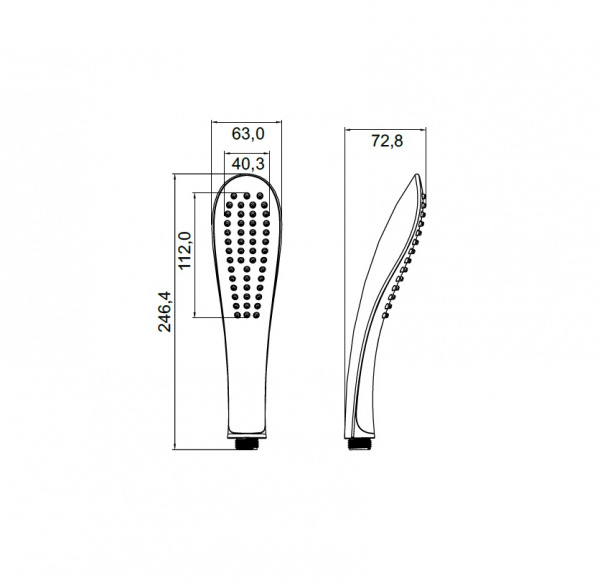 Лейка душевая IDDIS  0211F00I18  