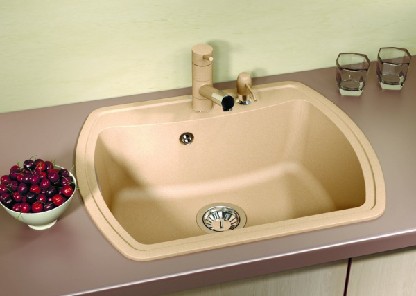 Мойка кухонная керамогранитная Florentina НИРЕ 630 20.215.D0630.306 63*51 см. капучино
